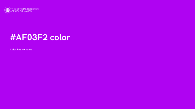 #AF03F2 color image