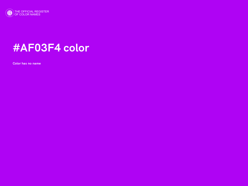 #AF03F4 color image