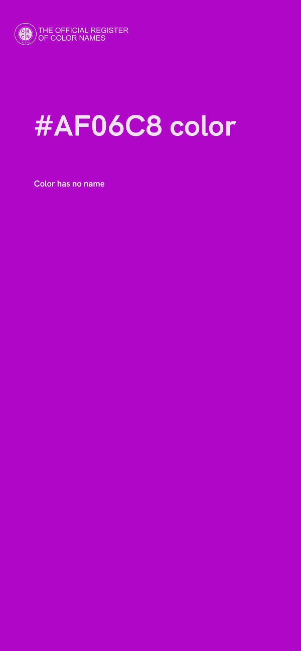 #AF06C8 color image