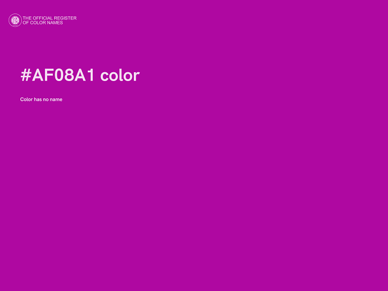 #AF08A1 color image