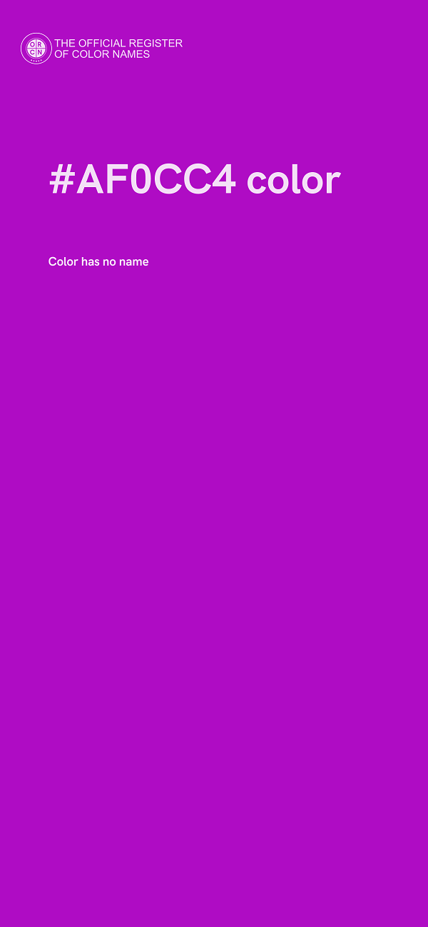 #AF0CC4 color image