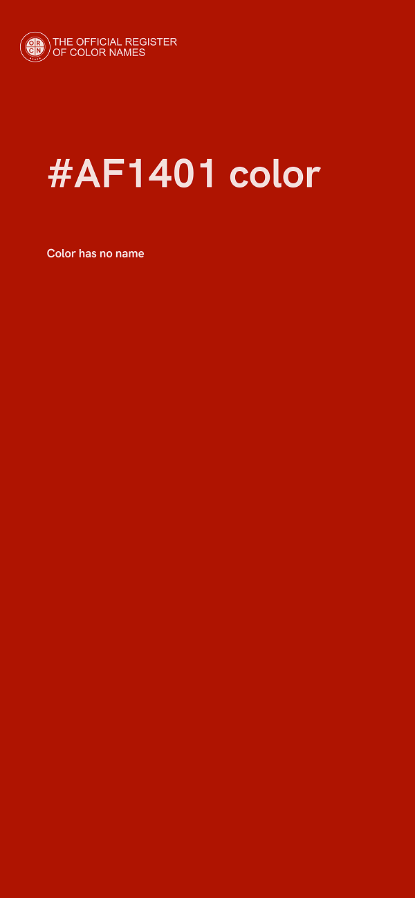 #AF1401 color image