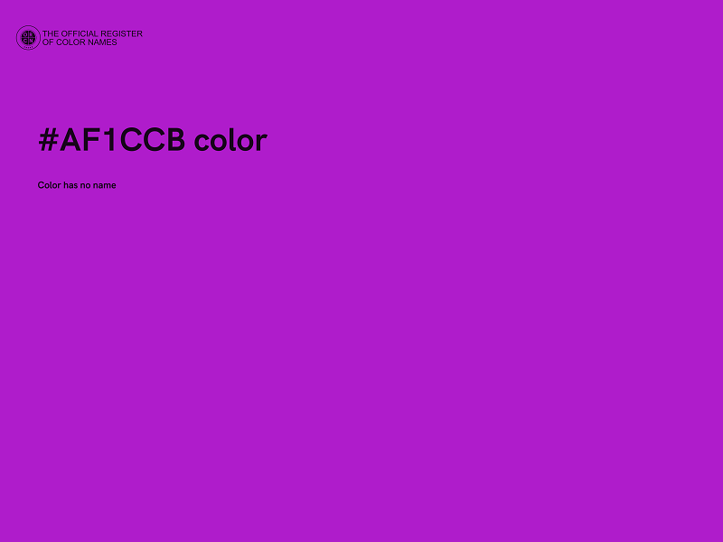 #AF1CCB color image