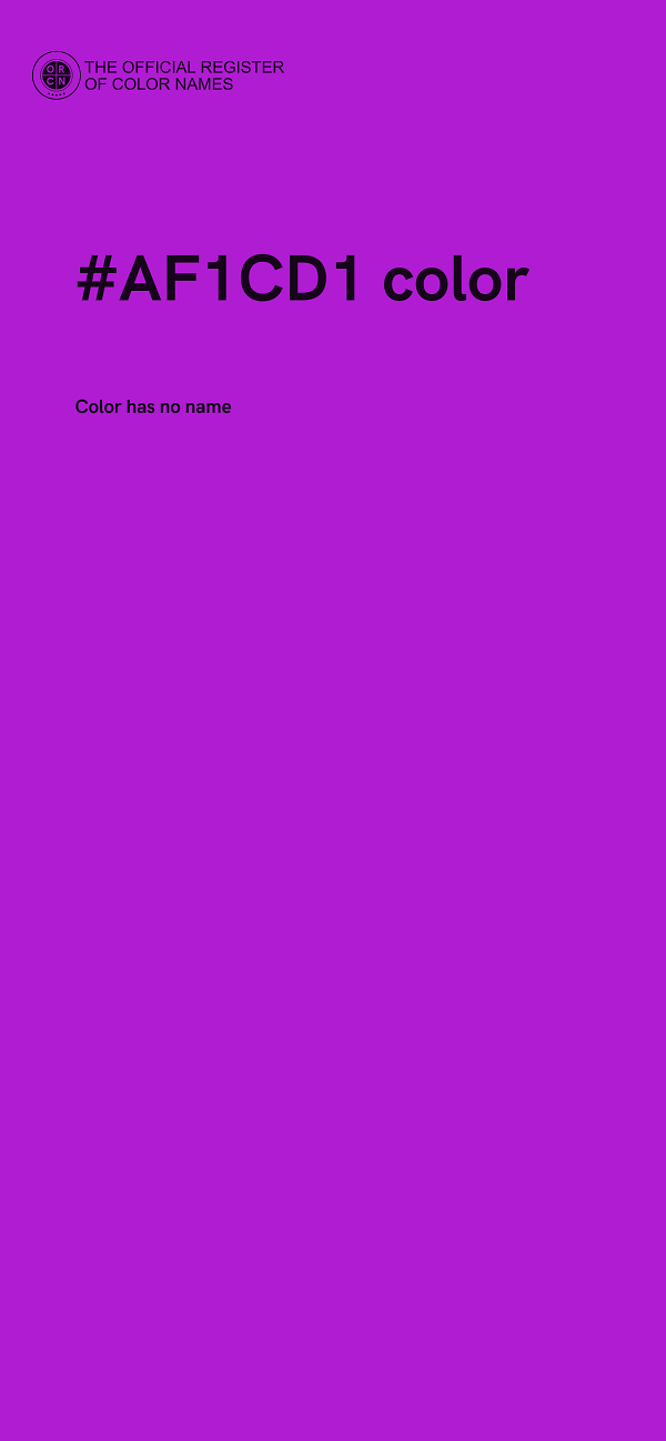 #AF1CD1 color image
