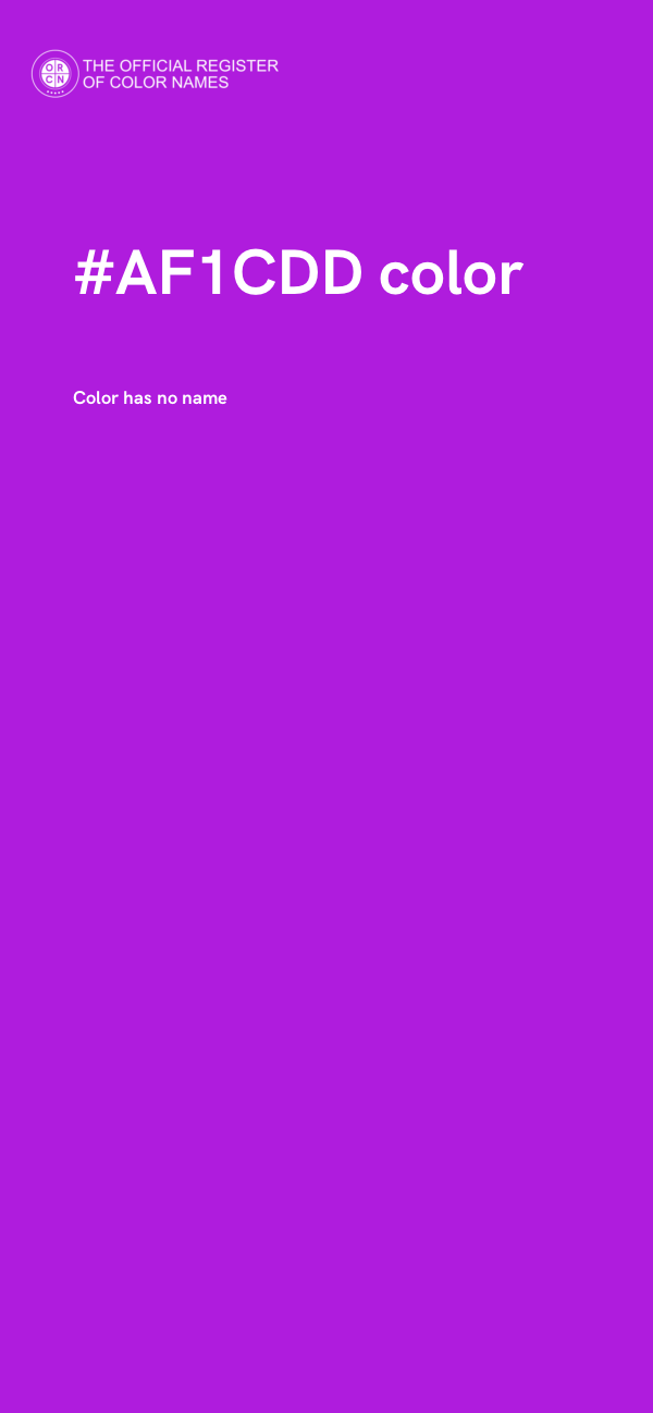 #AF1CDD color image