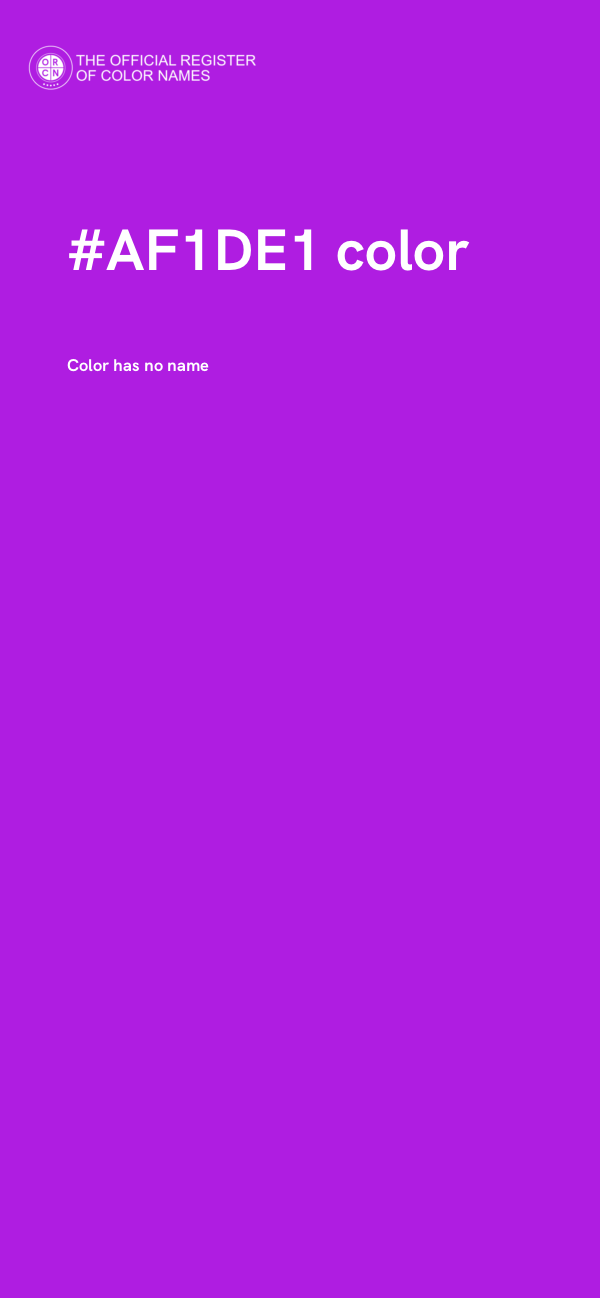 #AF1DE1 color image