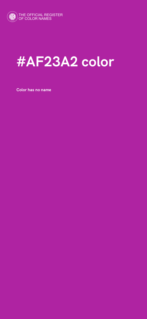#AF23A2 color image