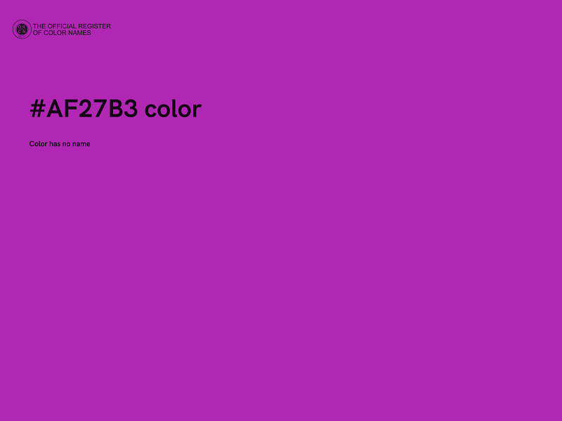 #AF27B3 color image