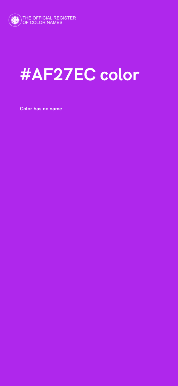 #AF27EC color image