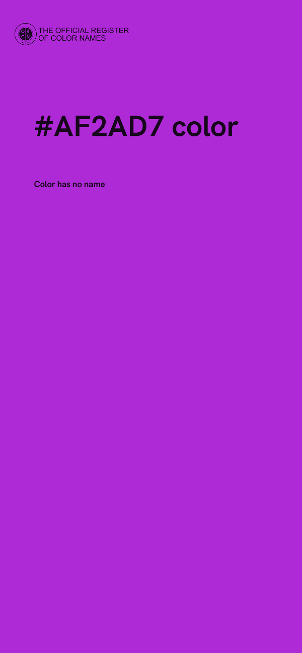 #AF2AD7 color image