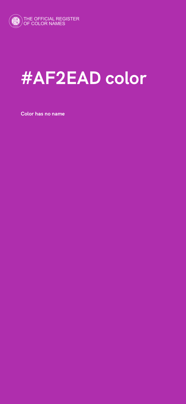 #AF2EAD color image