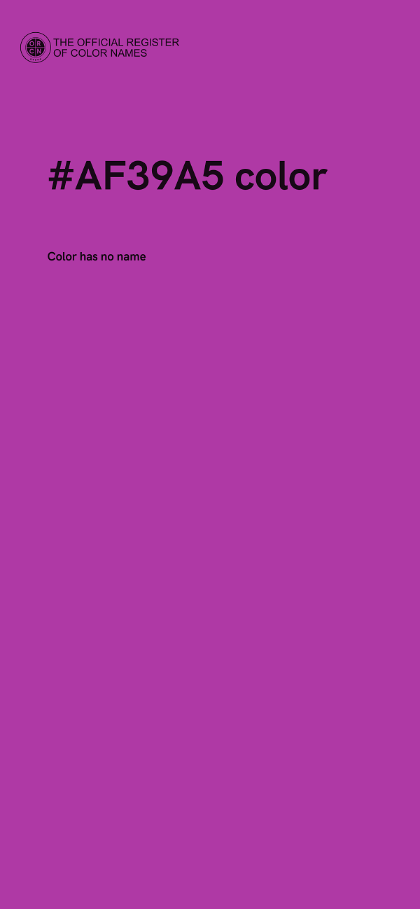 #AF39A5 color image