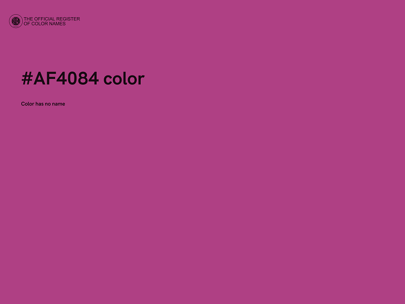 #AF4084 color image