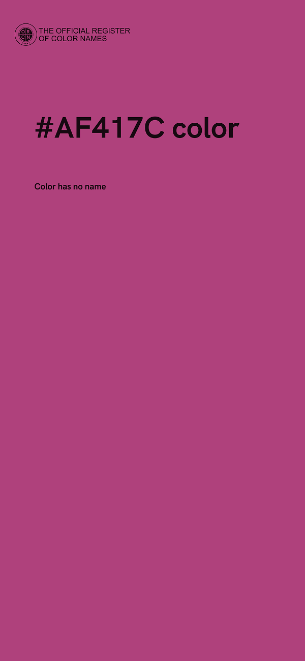 #AF417C color image