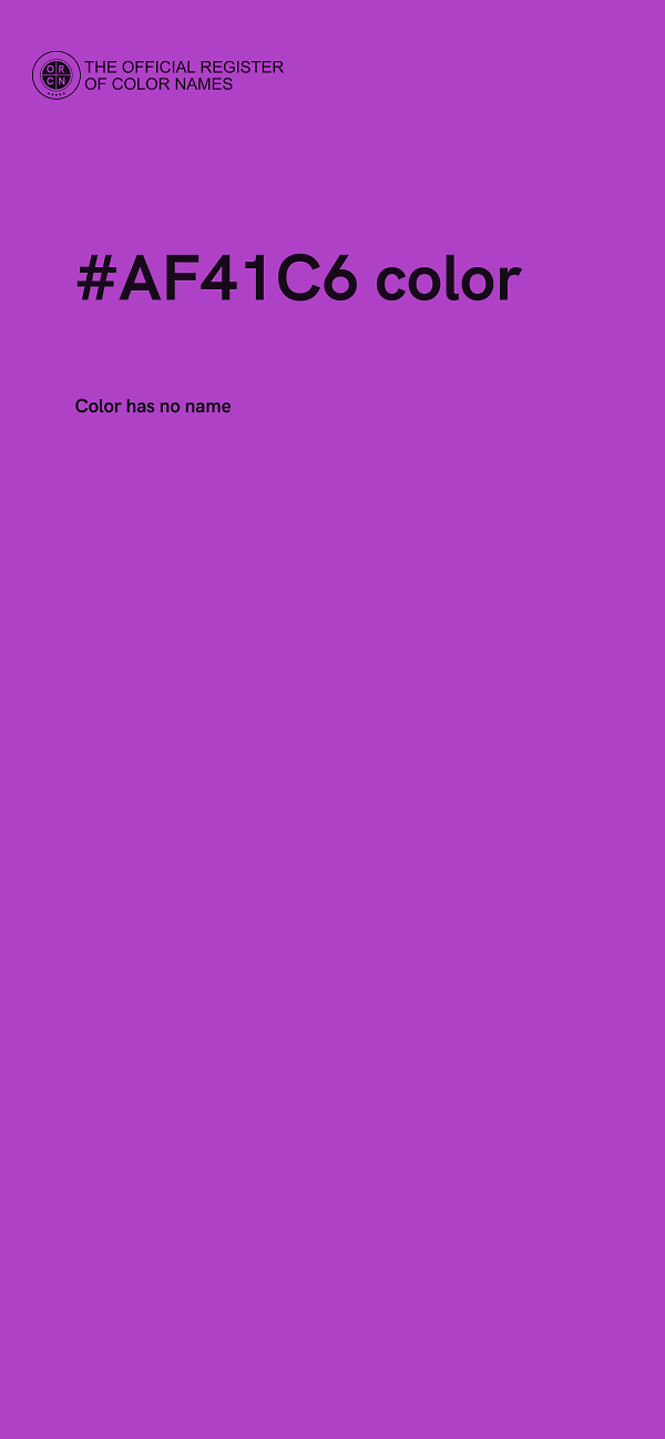 #AF41C6 color image