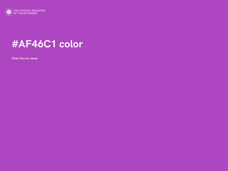 #AF46C1 color image