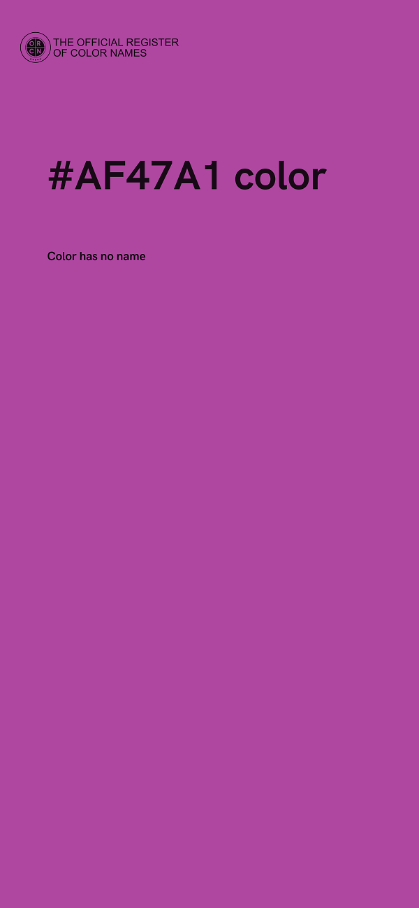 #AF47A1 color image