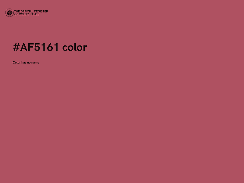 #AF5161 color image