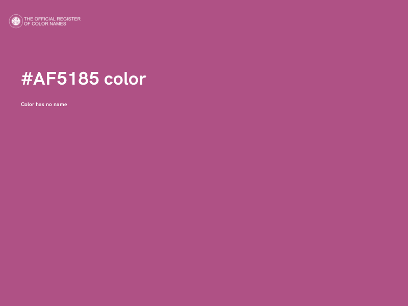 #AF5185 color image