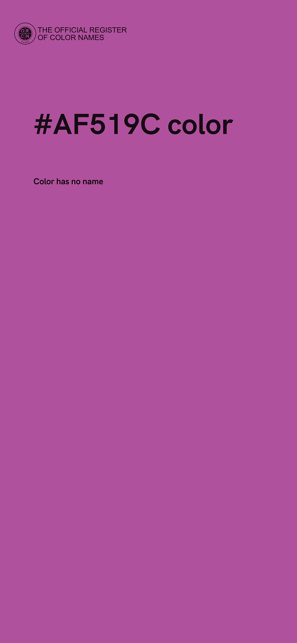 #AF519C color image