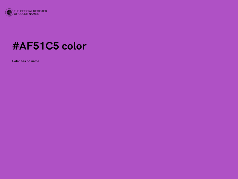 #AF51C5 color image