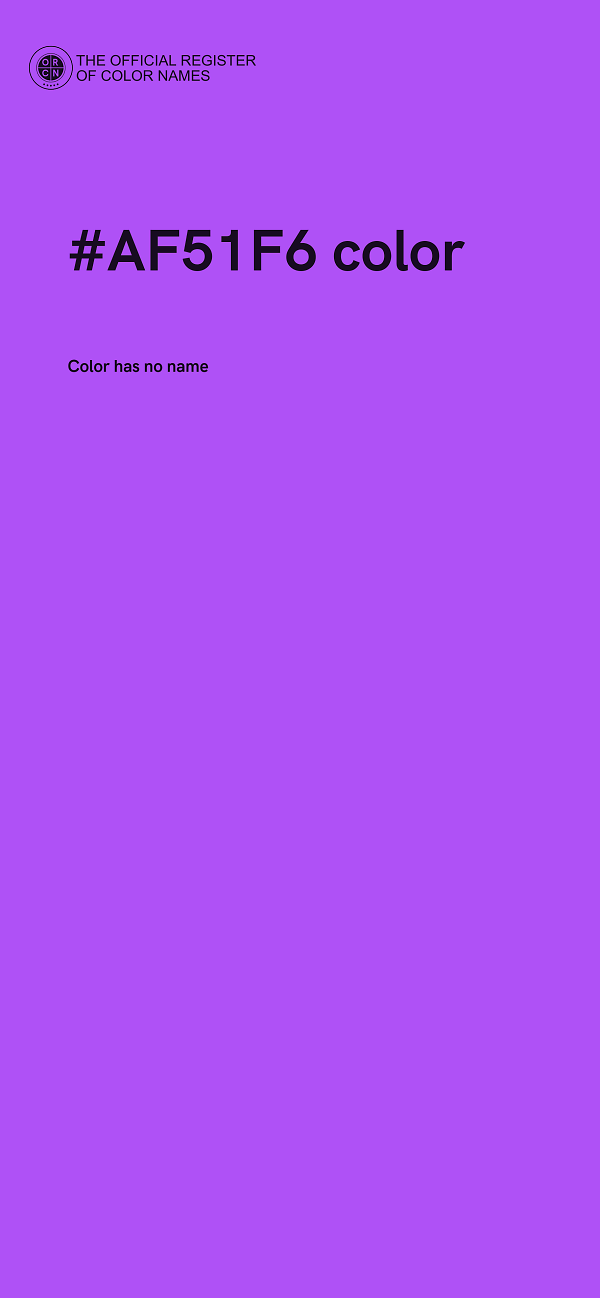 #AF51F6 color image