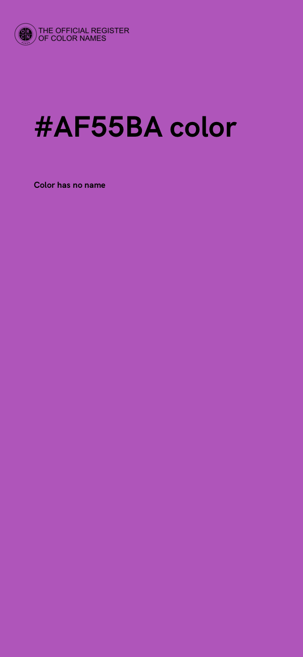 #AF55BA color image