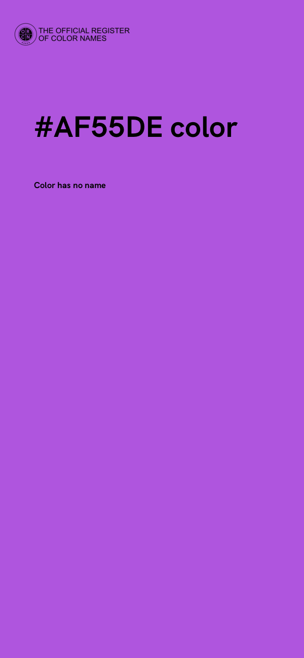 #AF55DE color image