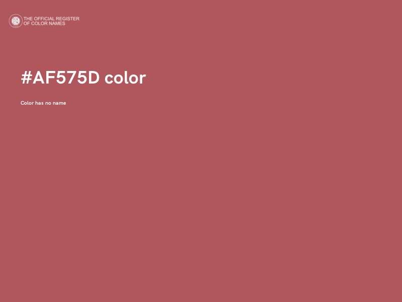 #AF575D color image