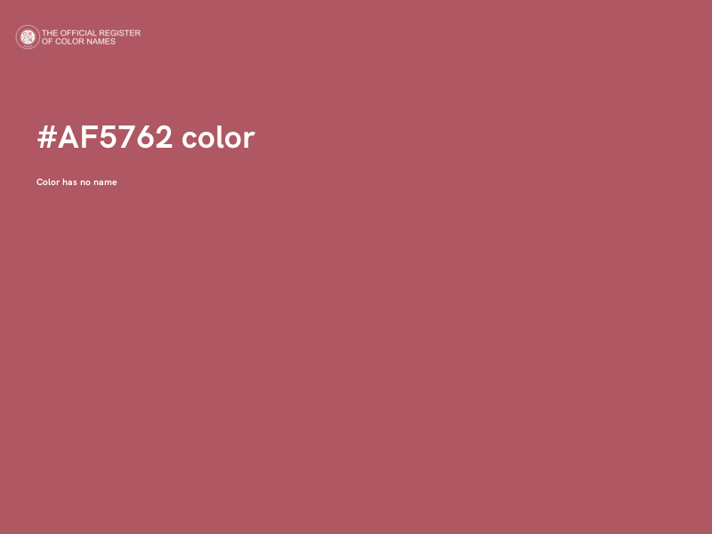#AF5762 color image