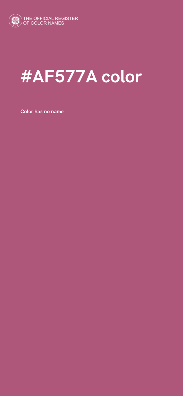 #AF577A color image