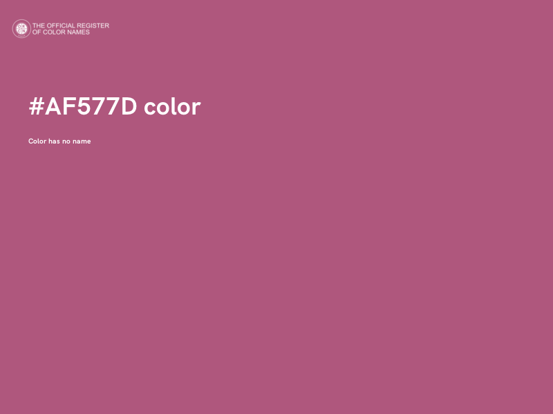 #AF577D color image