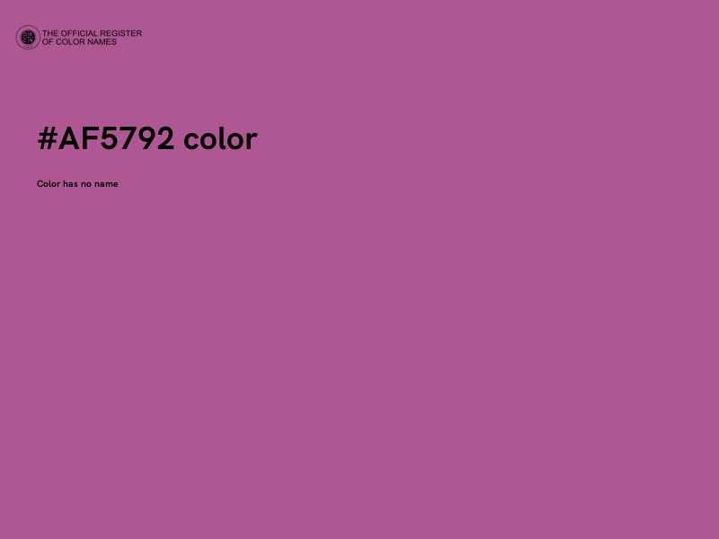 #AF5792 color image
