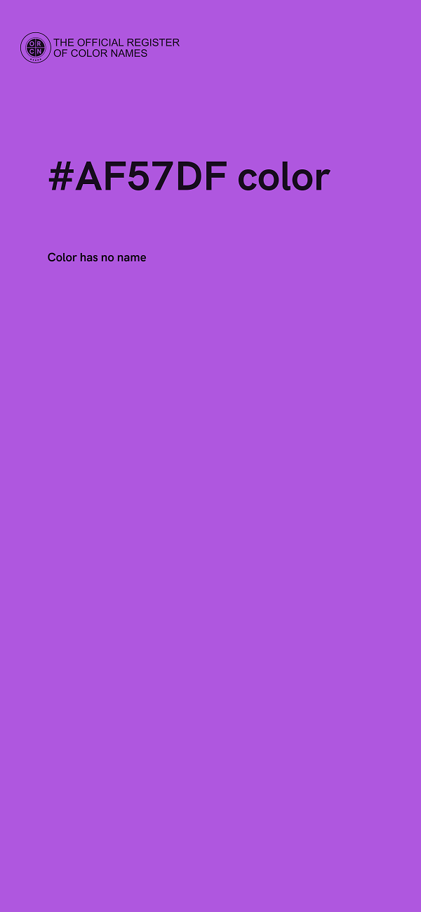 #AF57DF color image
