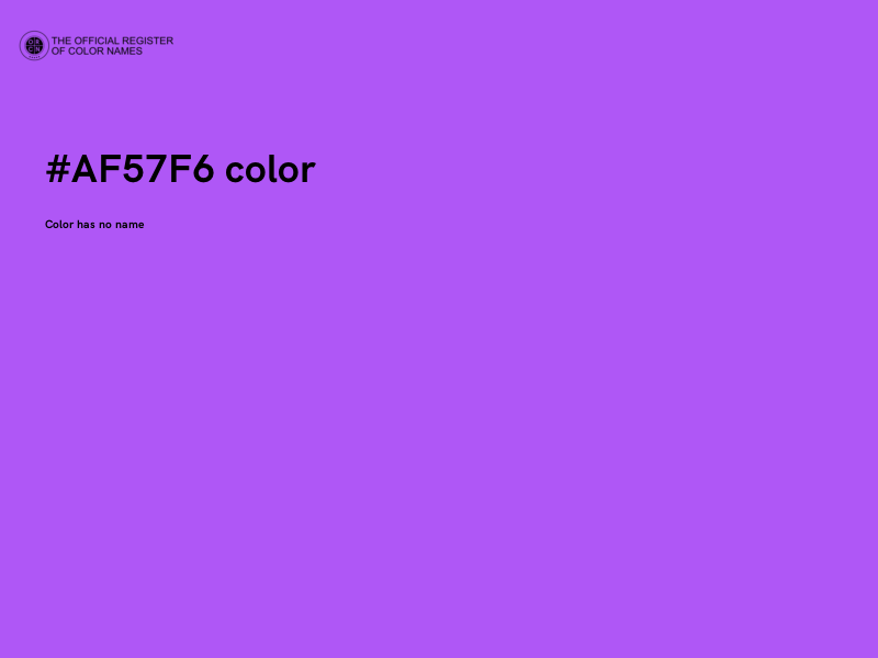 #AF57F6 color image