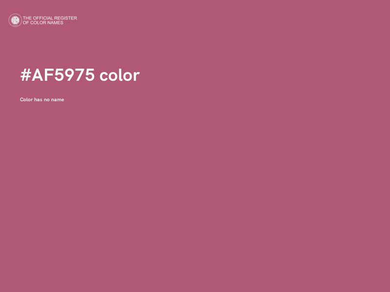 #AF5975 color image