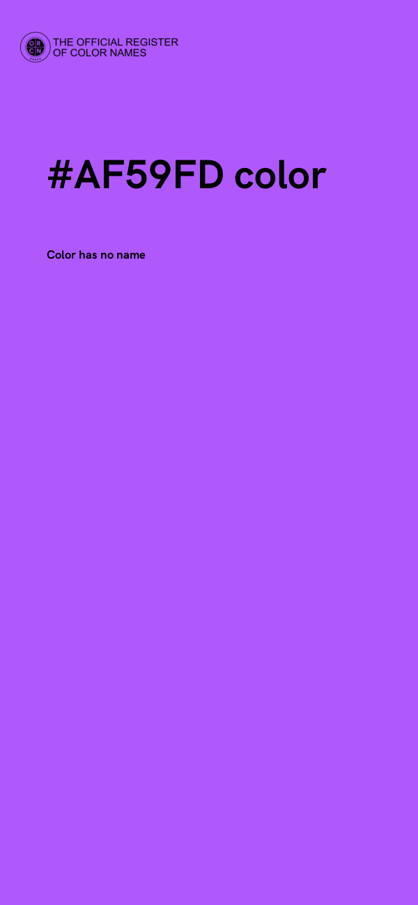 #AF59FD color image