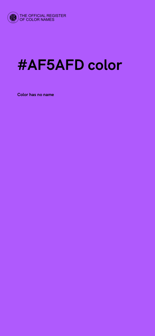 #AF5AFD color image