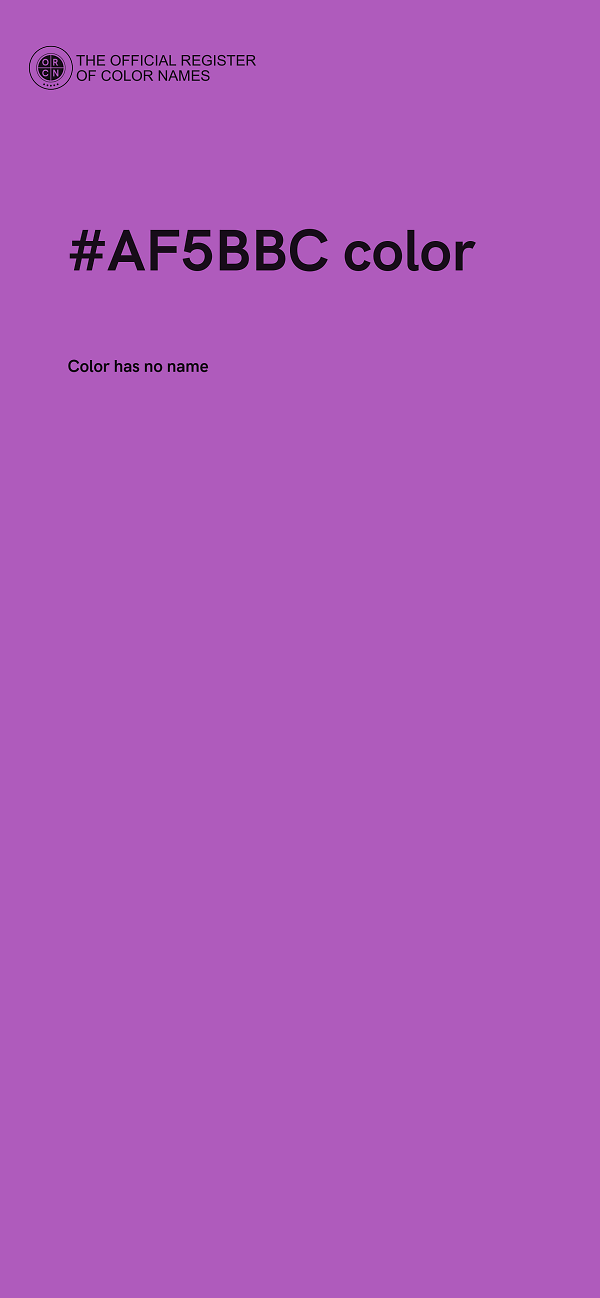 #AF5BBC color image