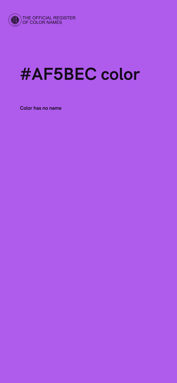 #AF5BEC color image