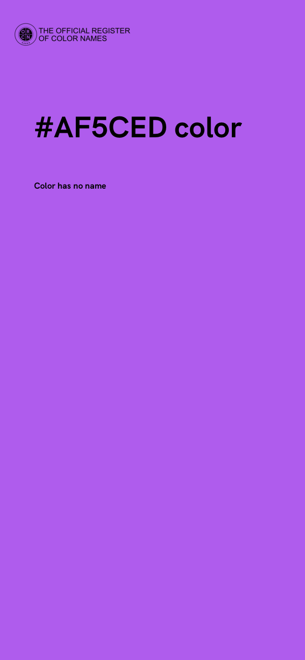 #AF5CED color image