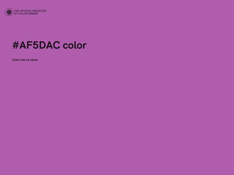 #AF5DAC color image