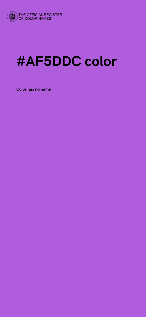 #AF5DDC color image