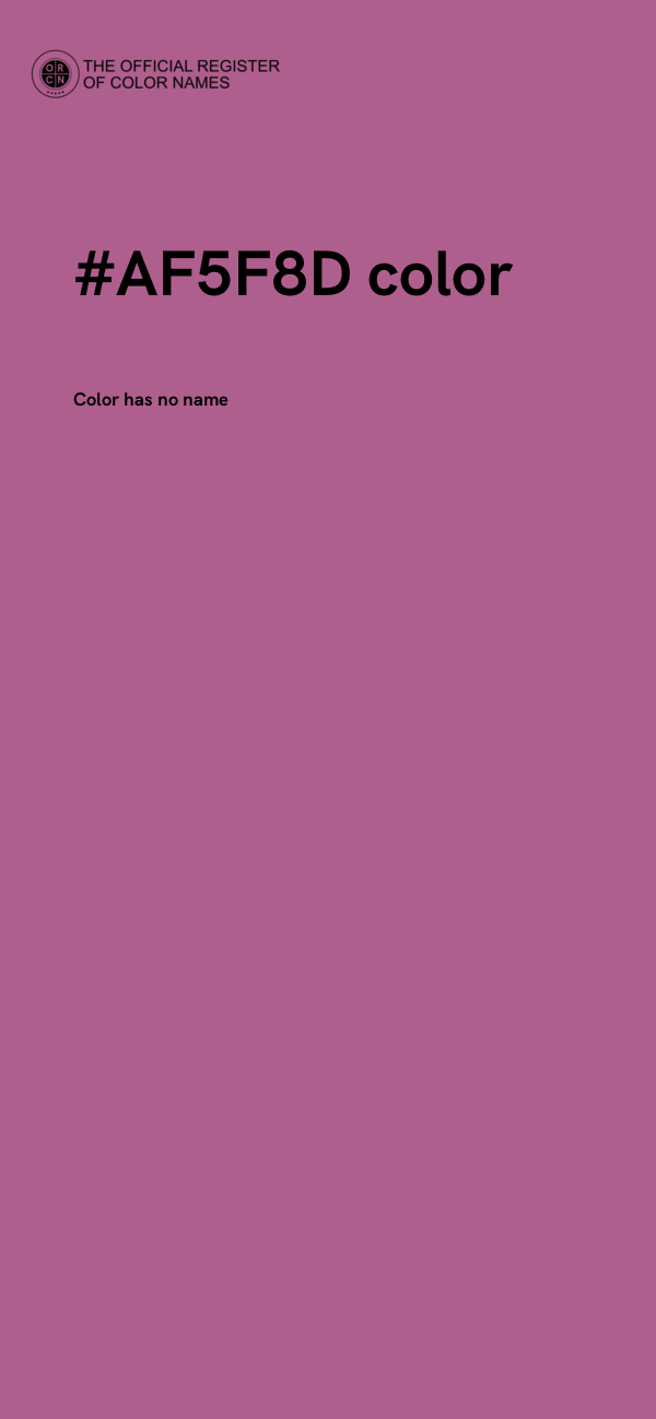 #AF5F8D color image