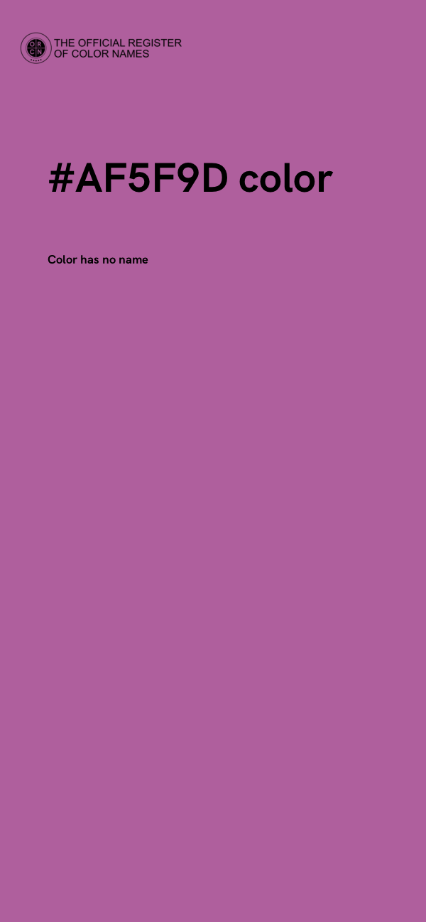 #AF5F9D color image