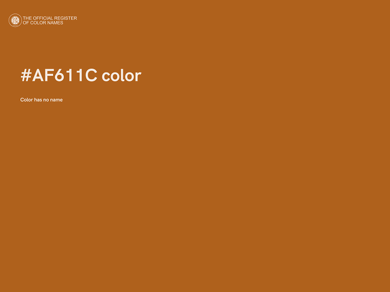 #AF611C color image