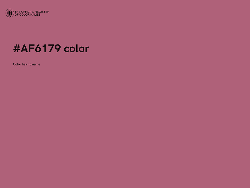 #AF6179 color image