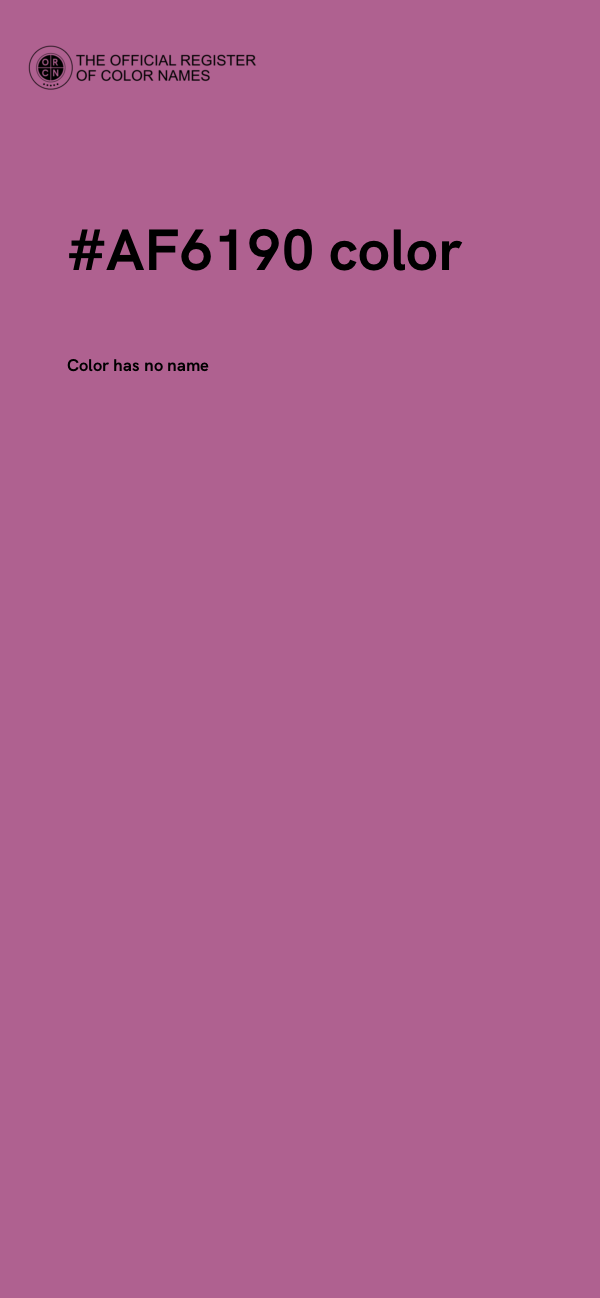 #AF6190 color image