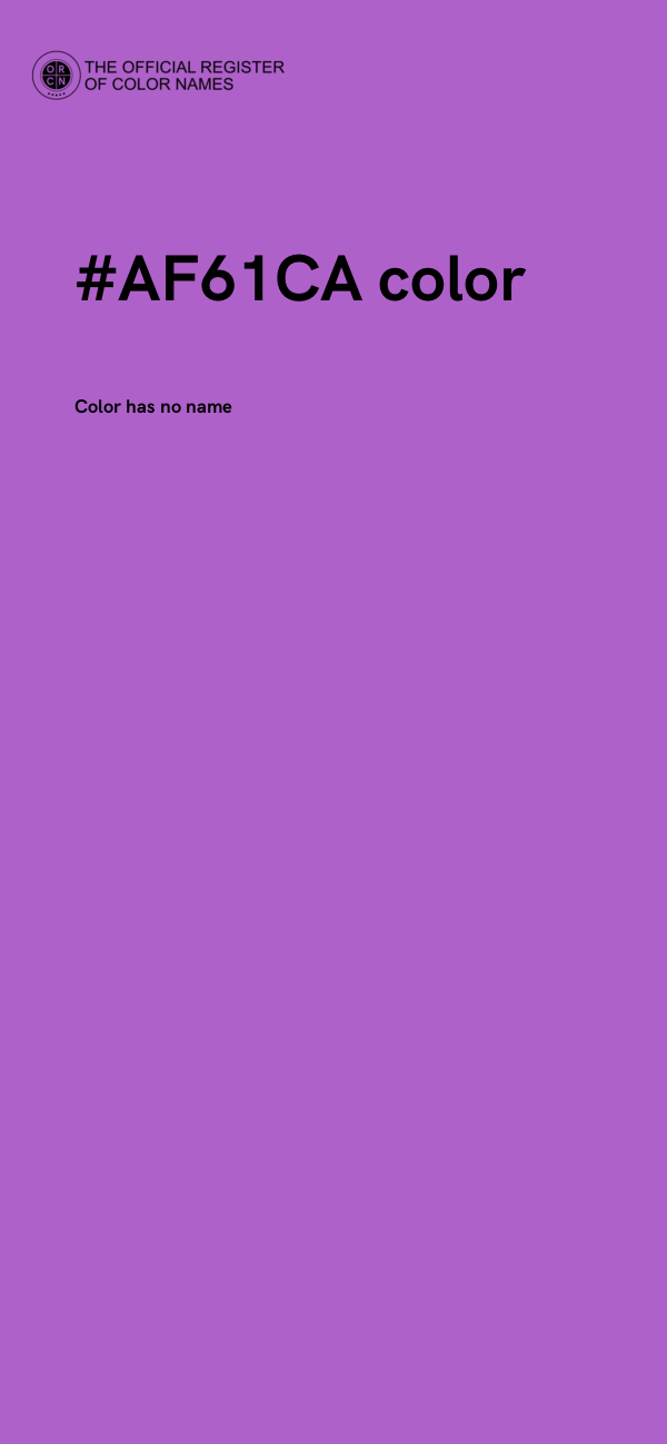 #AF61CA color image