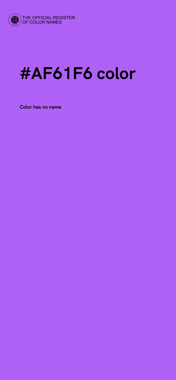 #AF61F6 color image